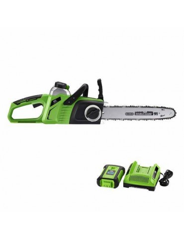 40V Max Lithium-Ion Brushless Cordless 14” Chain Saw 4.0AH Battery and Charger Include